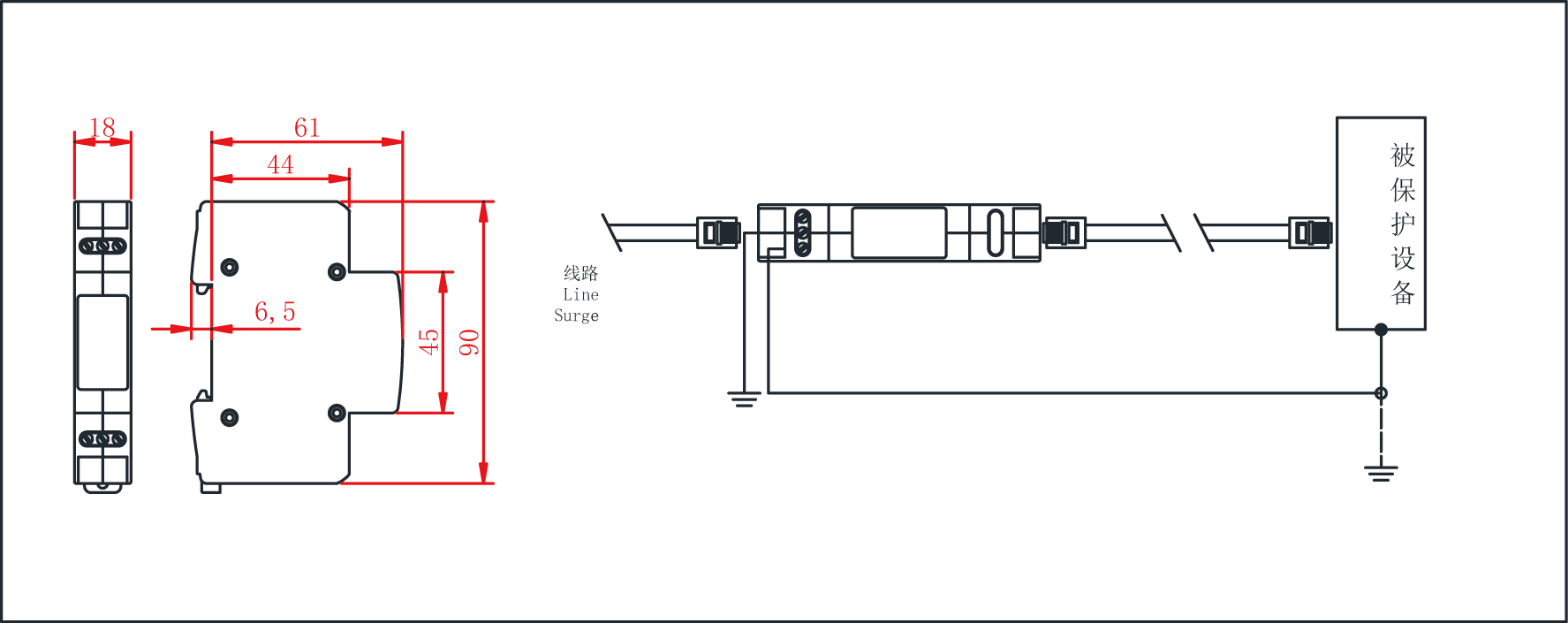 TK01 網(wǎng)絡(luò)，電話防雷器.png